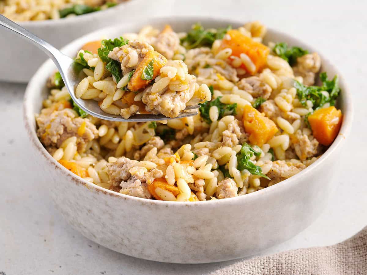 Sweet Potato and Ground Turkey Skillet