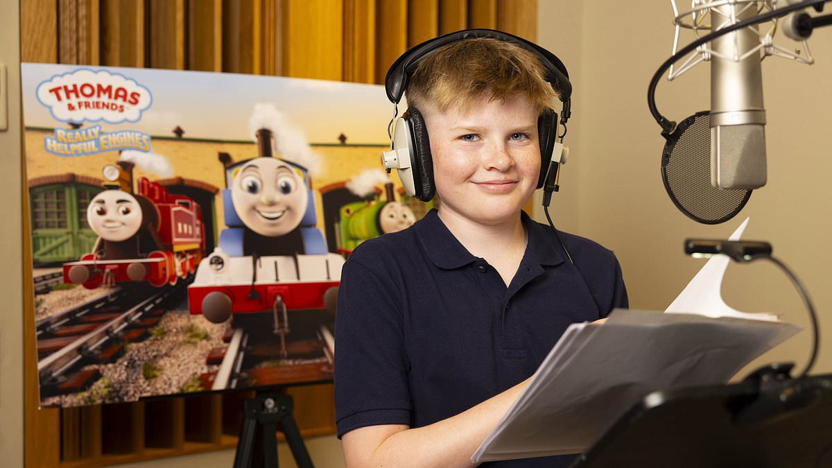 Chuffed, boy of 13 is on track to be TV's newest Thomas the Tank Engine