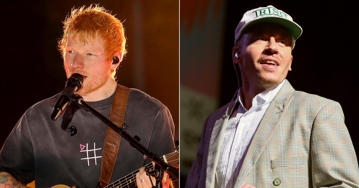 Commentary: By dumping pro-Palestinian Macklemore from his tour, apolitical Ed Sheeran is suddenly political