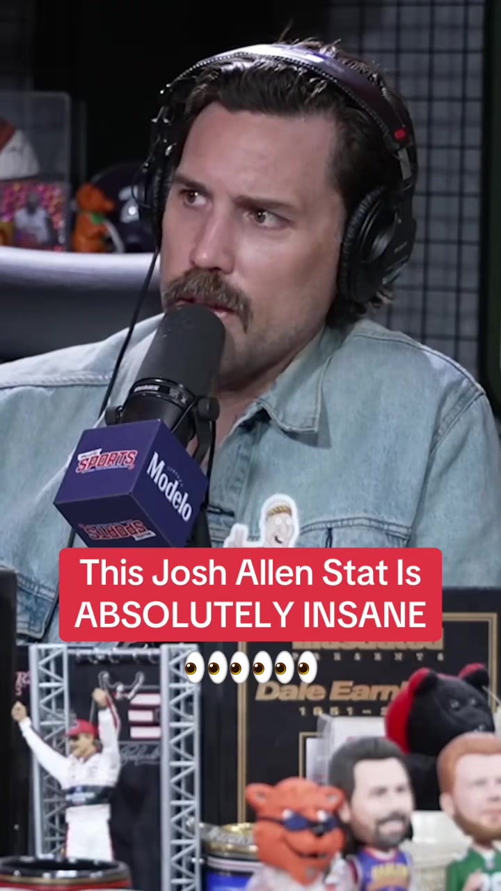 Josh Allen’s stats are UNBELIEVABLE 👀 @Mostly Sports Show #nflfootball #nfl