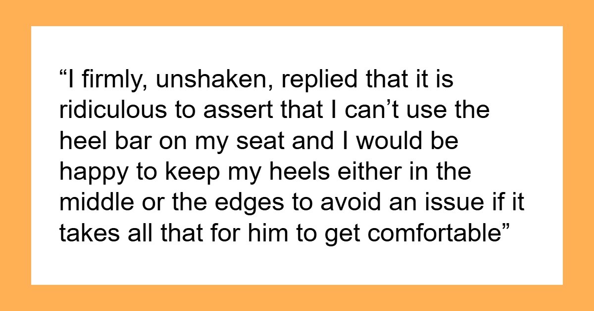 Woman Gets Kicked Under Her Seat By Entitled Man, He Claims The Space Under Her Seat Is His