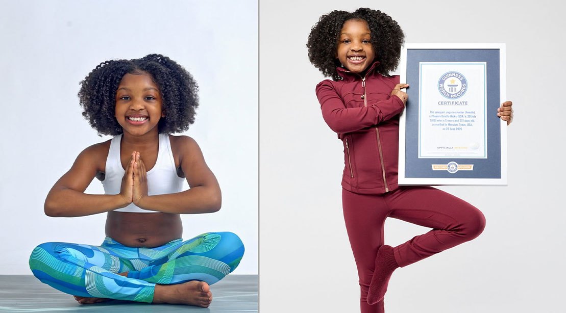 Meet Phoenix Giselle, The Youngest Female Yoga Instructor