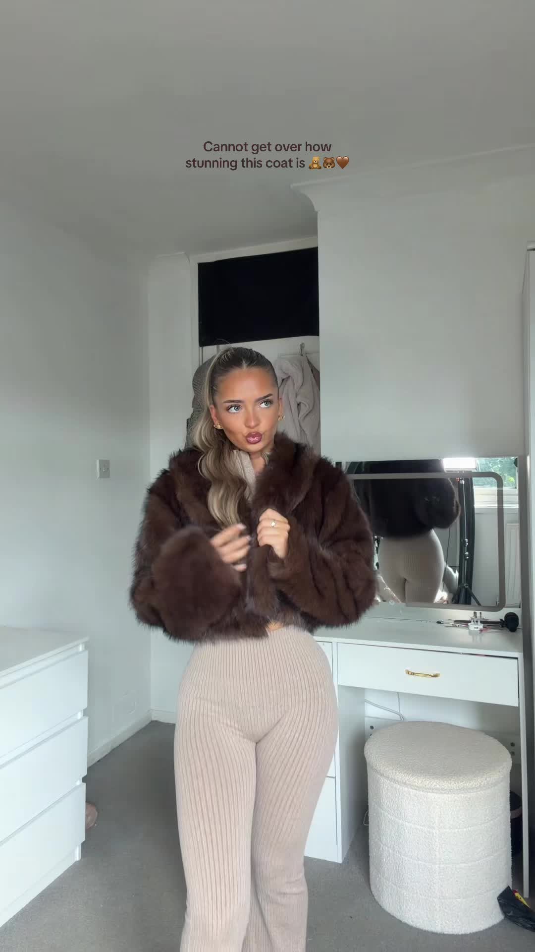 @EGO FASHION can’t get over this fur coat!🐻🤎 #outfitinspo #outfitsideas #tiktokmademebuylt #fashiontiktok #ForYouDays