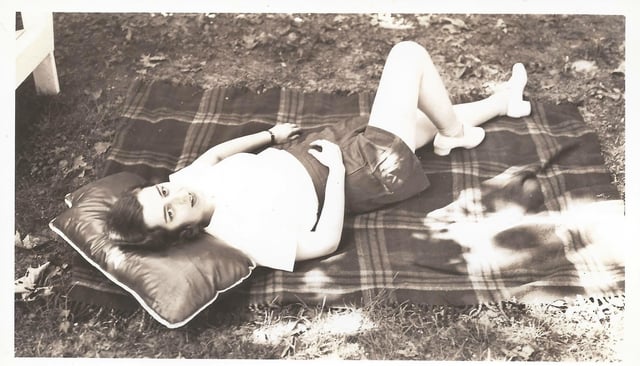 My grandmother, September 1939.