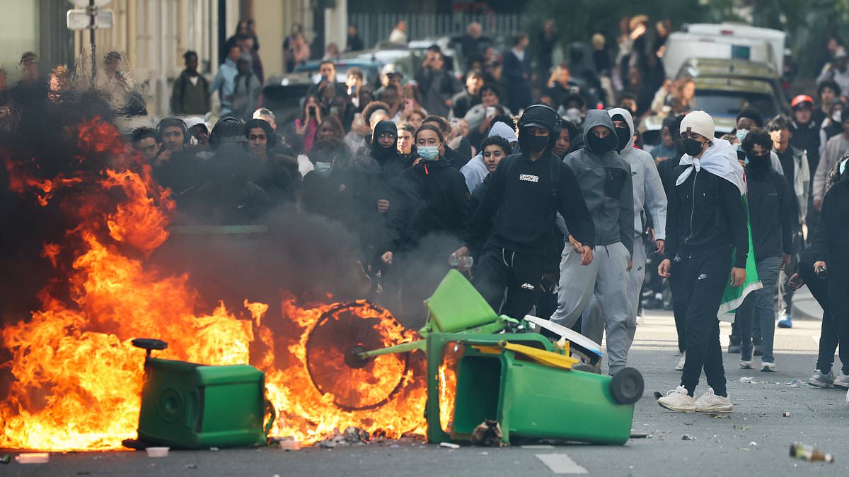 RICHARD KAY: After hate-filled violent protests across France, why children as young as 14 are burning down their schools and attacking teachers