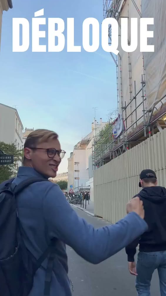 In France wide scale disorder has broken out, instigated by the far left. This group of young French Nationalists in Par...