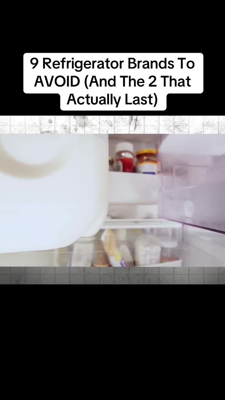 9 Refrigerator Brands To AVOID (And The 2 That Actually Last)