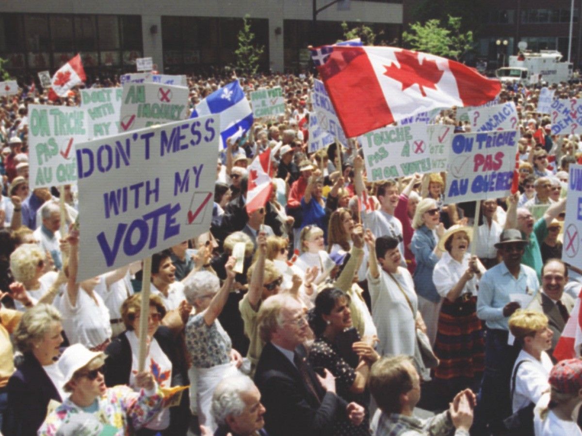 'Stolen’ 1995 referendum still a sore spot for Quebec sovereigntists — young and old