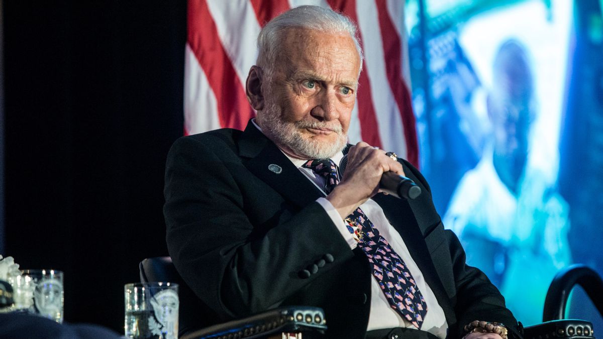 Did Buzz Aldrin say, 'The moon is not what you think'?