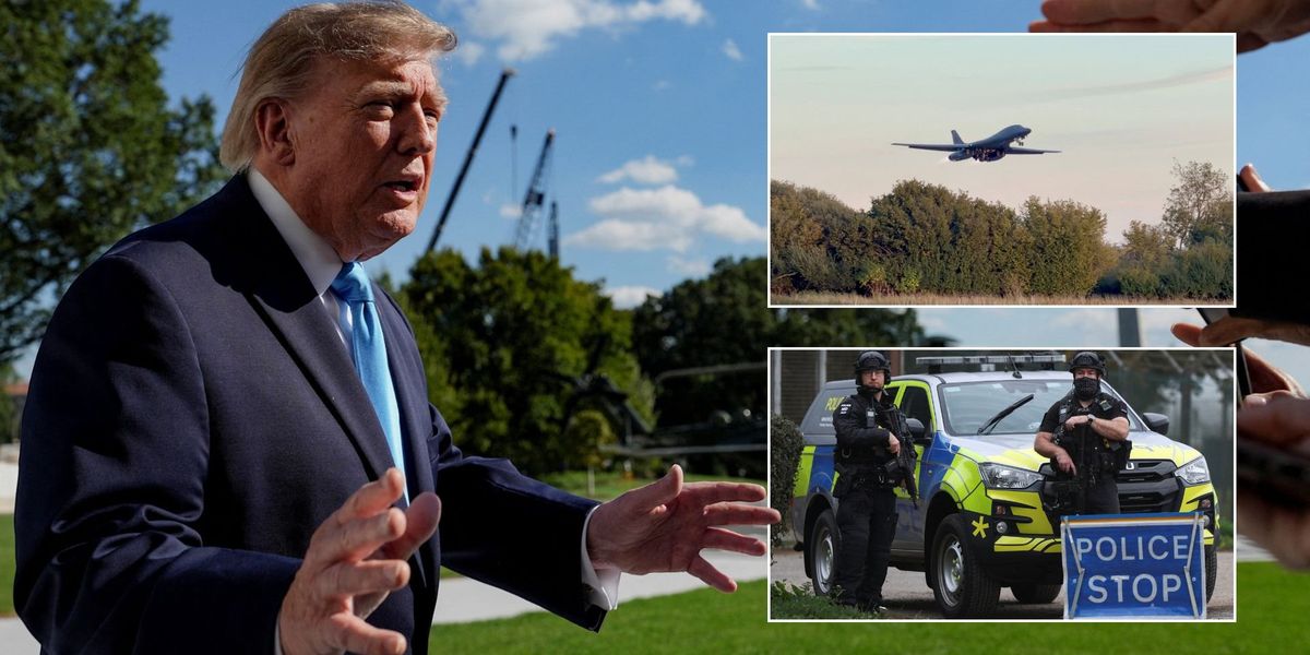 Donald Trump reveals 'some threats' led to him pulling US bombers from RAF Fairford