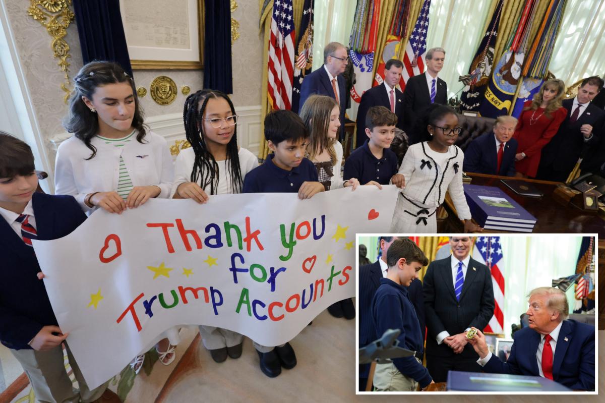 Trump celebrates all kids under 18 having a Trump Account — but parents must claim it for financial benefits