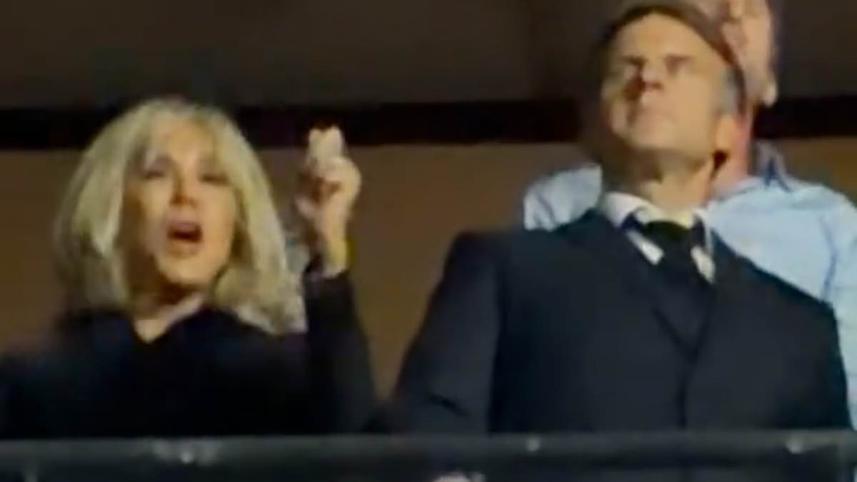 'Marie Antoinette' jibes at the Macrons as they dance at Celine Dion concert while Paris burns in riots against failing government