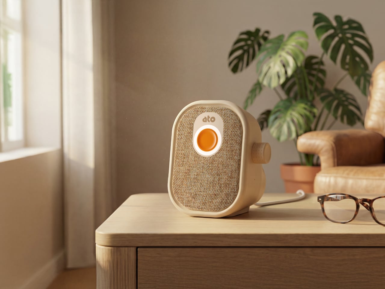 Ato’s Radio-Inspired AI Assistant Trades Touchscreens for a Button and Knob