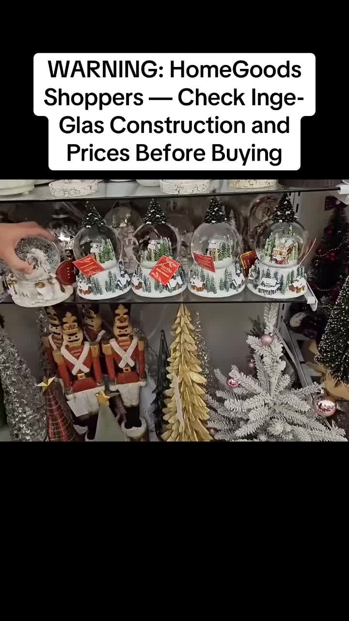 WARNING: HomeGoods Shoppers — Check Inge-Glas Construction and Prices Before Buying