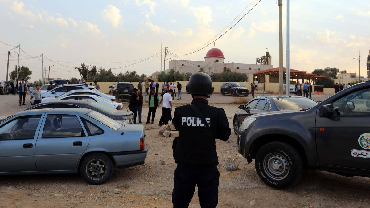 US ramps up embassy security after terror attack in Jordan leaves seven dead after shooter open-fired at funeral
