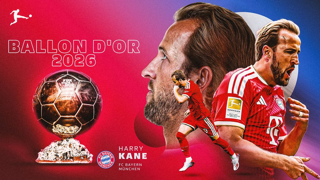 Bayern Munich's Harry Kane wins 2026 Ballon d'Or