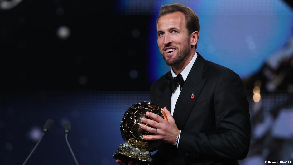 England and Bayern Munich striker Harry Kane wins Ballon d'Or