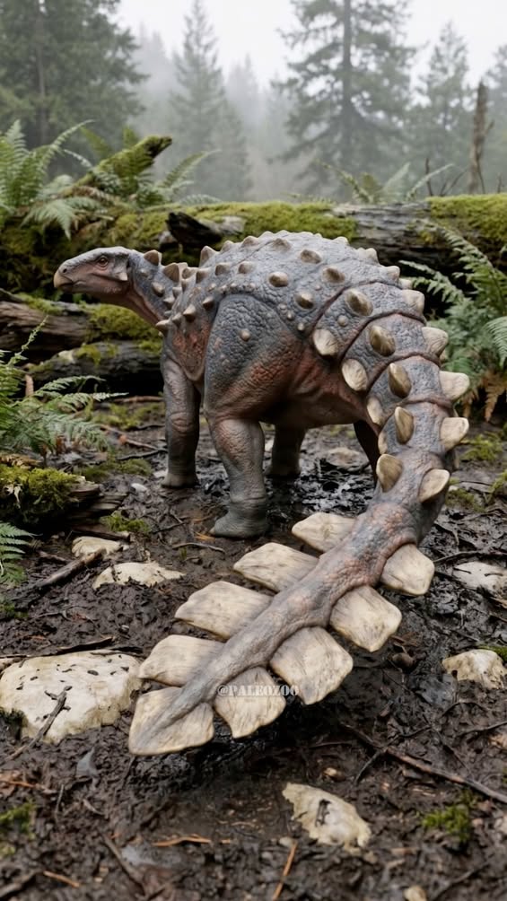 Este dinosaurio tenía una cola que parecía una espada. El Stegouros apenas medía dos metros y era un pequeño dinosaurio...