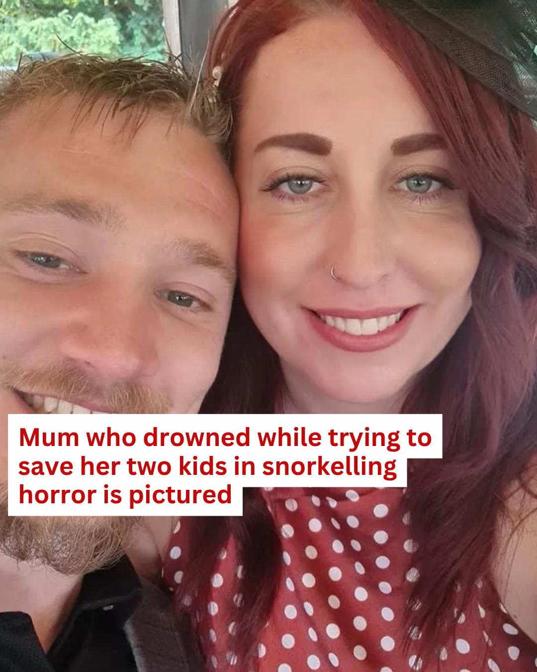 A Brit mum who drowned while trying to save her two children has been pictured for the first time. Leanne Gregory, 36, was snorkelling with her family in the Bahamas when a strong current suddenly swept the two youngsters away. Tap on the link above for more. #WorldNews #News #Tragedy #Bahamas