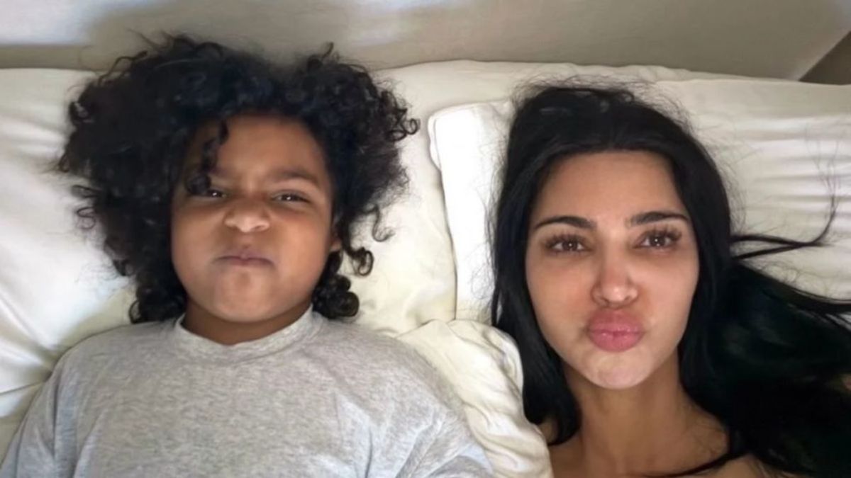 Kim Kardashian’s Son Saint Is the Coolest Big Brother to Psalm in SKIMS Ad