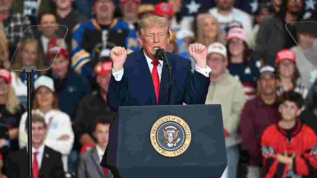 Trump on immigration, El-Sayed, transgender athletes at Port Huron Mich rally