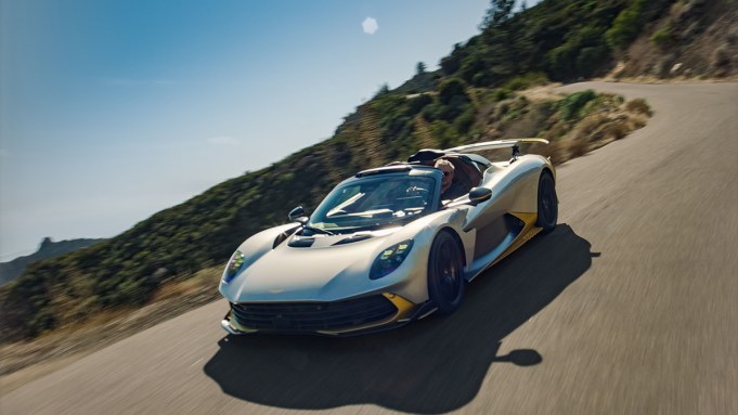 The 1,064 HP Aston Martin Valhalla Spider Tops Out at 217 MPH