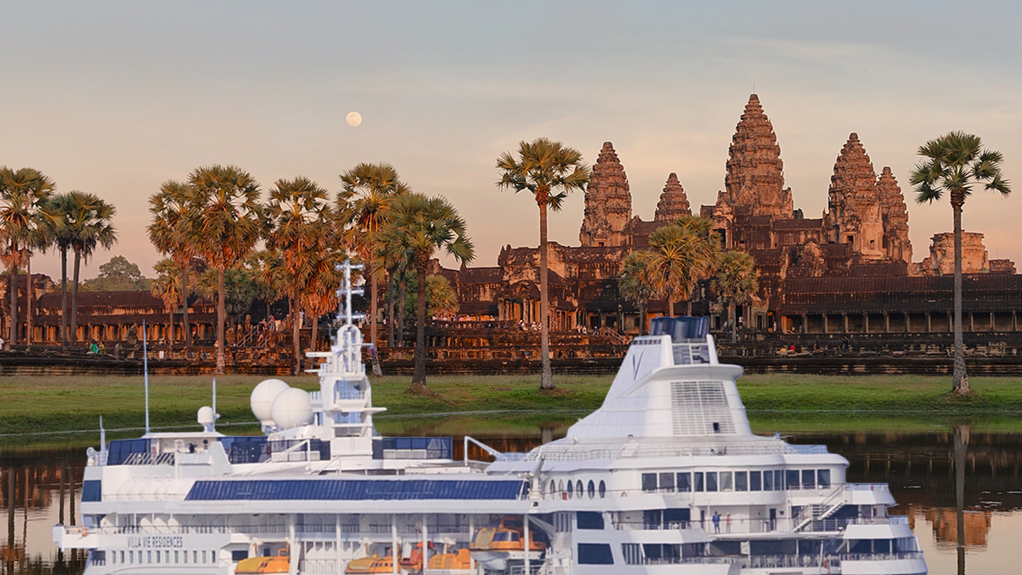 Villa Vie Odyssey Residential Cruise Strands Passengers In Cambodia, Cites Fuel Costs