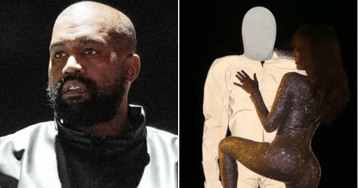 Bianca Censori straddles Kanye West as couple sport some of their most bizarre looks yet