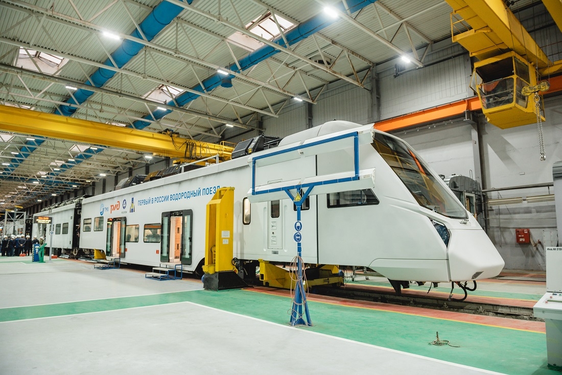 Transmashholding completes hydrogen train ahead of Sakhalin trials