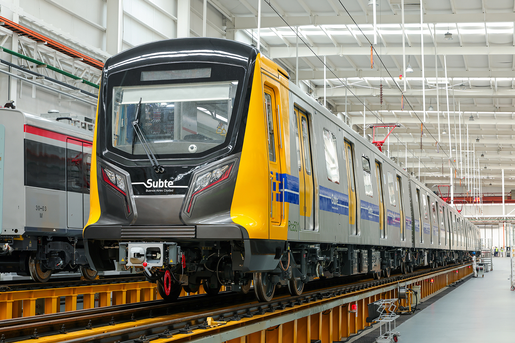 CRRC unveils Buenos Aires metro trainset