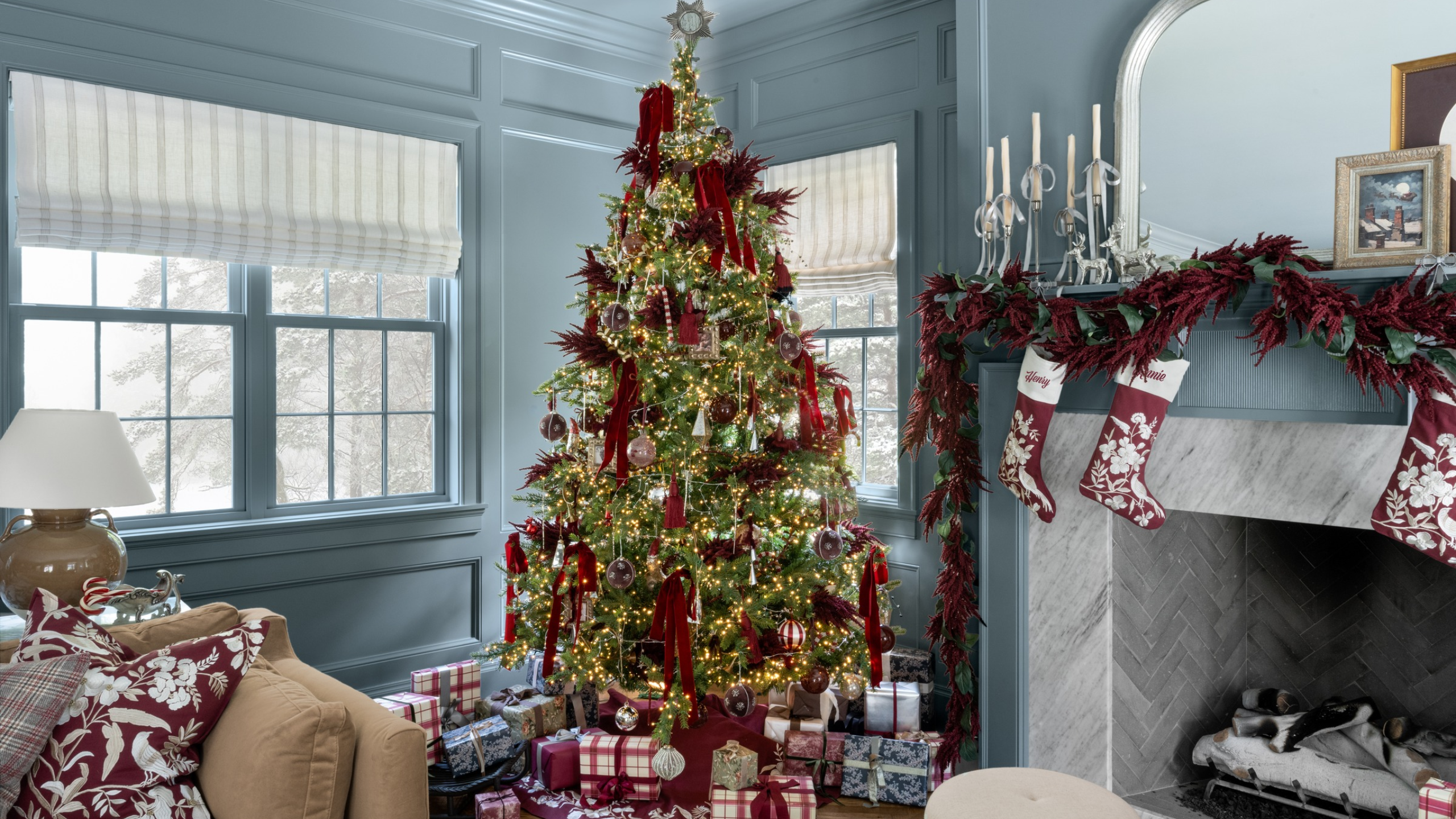 Hydrangeas Are Out – Shea McGee’s Christmas Tree Is Dripping in This Much More Dramatic Flower for 2026