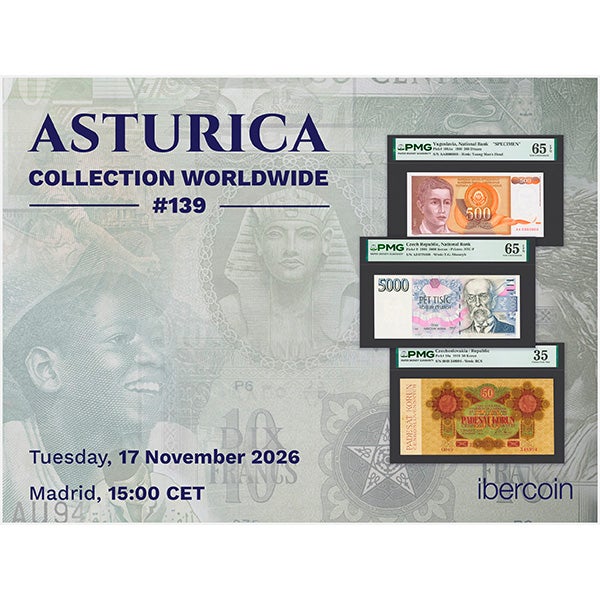 Ibercoin to Auction Nearly 5,000 World Banknotes in November
